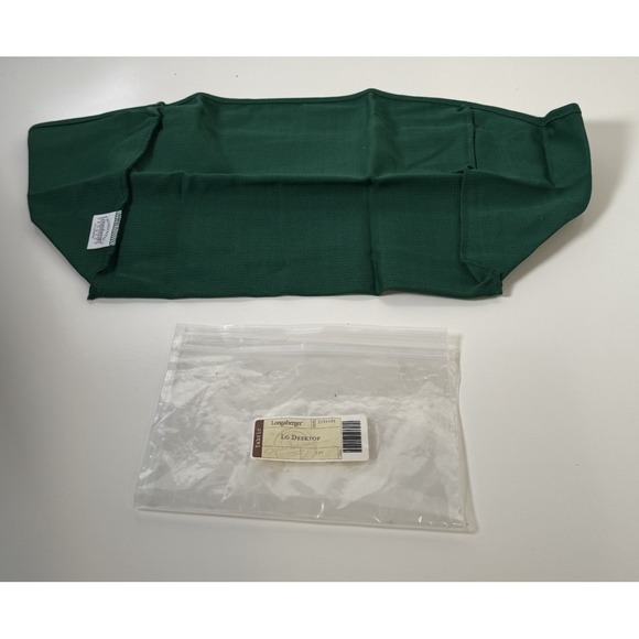 Longaberger Large Desktop Basket Liner Ivy Green Solid Fabric‎ 2034486 81-01 - Picture 9 of 9
